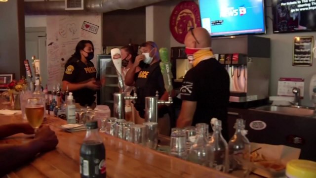 미국 코로나19 재확산에 방역지침 강제 조치 확산 / YTN