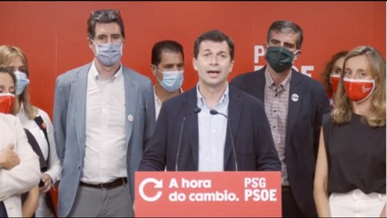 Caballero asume el resultado y felicita a Feijóo por su victoria