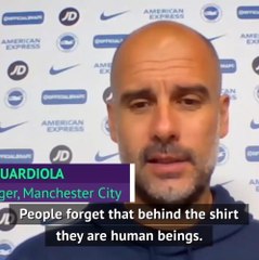 Guardiola 'proud' of Sterling's off-pitch achievements
