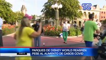 Parques de Disney reabren pese al aumento de casos covid