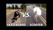 Skateboard vs Scooter Extreme Downhill (Wins & Fails)