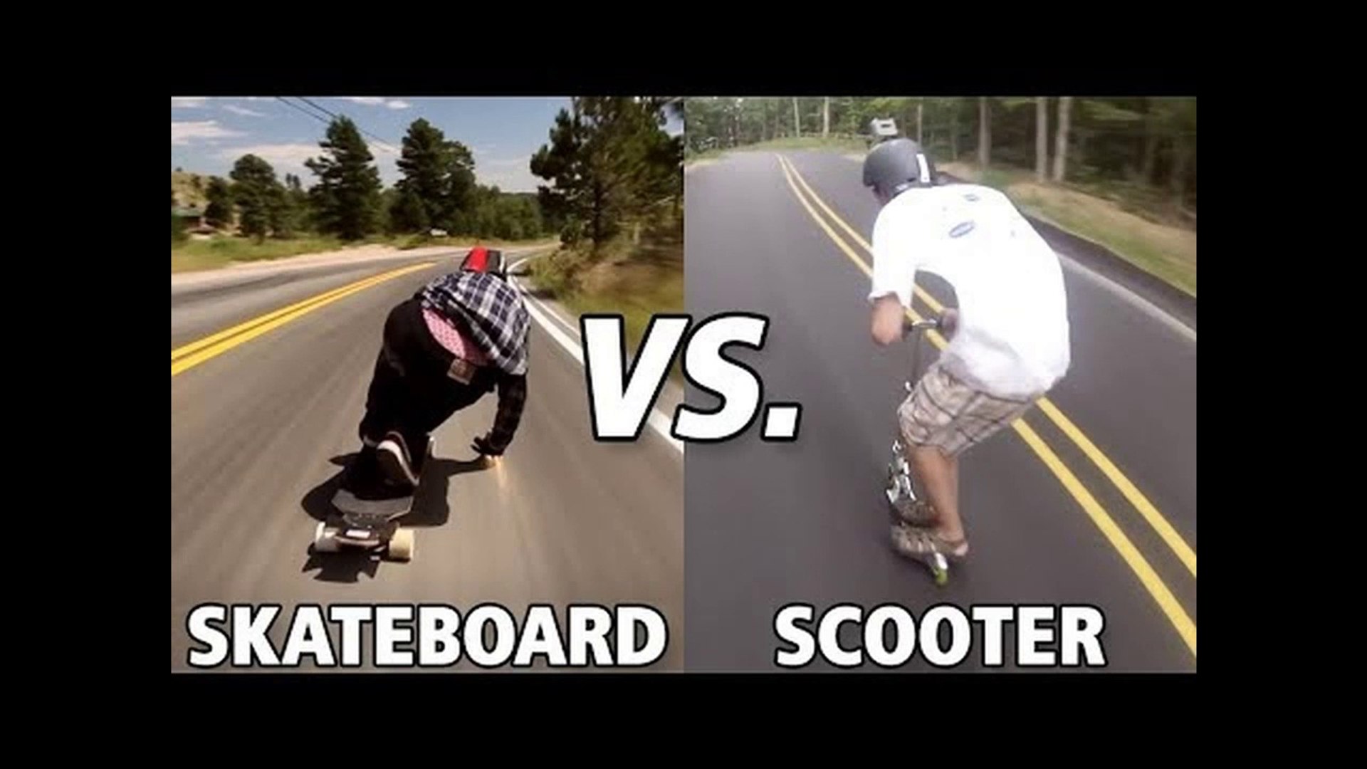 Skateboard vs Scooter Extreme Downhill (Wins & Fails) - video Dailymotion