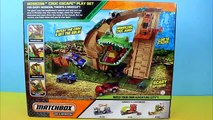 Matchbox On a Mission- Croc Escape Lightning McQueen gets eaten by Croc Mater saves him Just4fun290