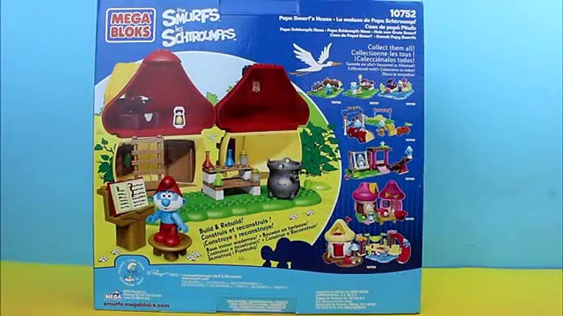 Mega bloks smurfs sales