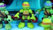 Teenage Mutant Ninja Turtles Turtle Robots and splinter fight Shredder foot clan Cyclops Imaginext