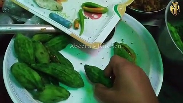 Stuffed Keema Karela Recipe _ Keema Bharay Karelay _ Stuffed Bitter Gourd _ Qeem_HD