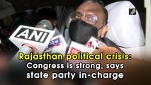 Rajasthan political crisis: Congress is strong, to fight against those trying to topple govt, says state party Incharge