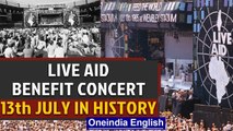 Live  Aid benefit concert and other important events in history|Oneindia News