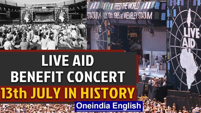 Live Aid benefit concert and other important events in history|Oneindia News
