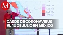 Hay 48 mil 822 casos activos de covid-19 en México