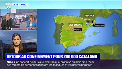En Catalogne, le retour au confinement à domicile pour 200.000 habitants dans la zone de Lérida