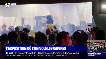À Tokyo, une exposition d'art où le vol des œuvres est permis