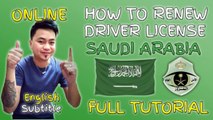 HOW TO RENEW DRIVERS LICENSE ONLINE IN SAUDI ARABIA
