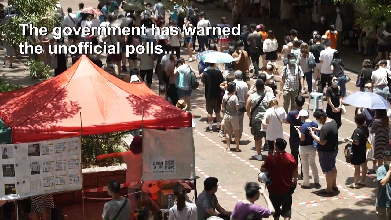 Half a million vote in Hong Kong pro-democracy primaries