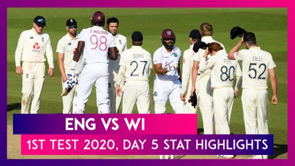 ENG vs WI, 1st Test 2020, Stat Highlights: West Indies Beat England By Four Wickets