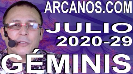GEMINIS JULIO 2020 ARCANOS.COM - Horóscopo 12 al 18 de julio de 2020 - Semana 29