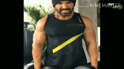 John Abharm biceps || Gymnastics‍♂️ home queretine || Hindi cinema  || Bollywood version ||