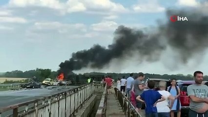 Bulgaristan’da tır 5 aracı biçti: 6 ölü, 5 yaralı