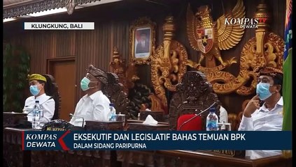 Eksekutif dan Legislatif Bahas Temuan BPK dalam Sidang Paripurna