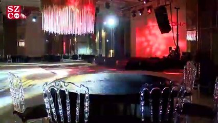 Düğünlerde havai fişeğin yerini ışık şovları aldı