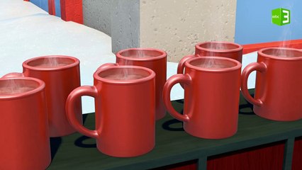 أكواب الشيكولاتة الساخنة ☕