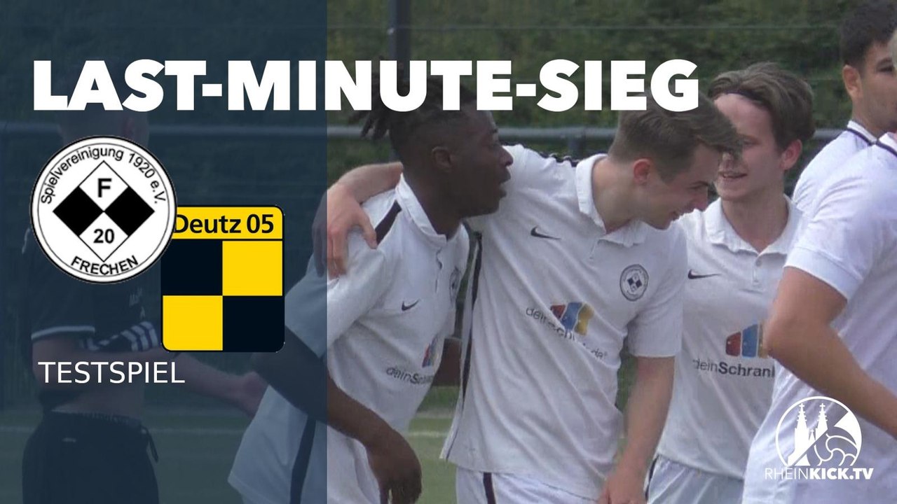 Last-Minute-Sieg bei Fußball-Comeback | SPVG Frechen 1920 U23 - SV Deutz 05 U19 (Testspiel)