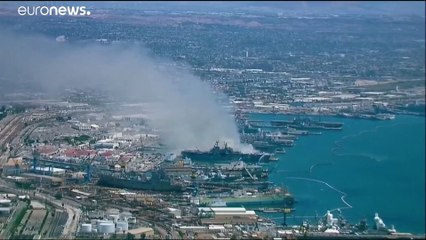 Usa, incendio a bordo di una nave militare: 21 feriti