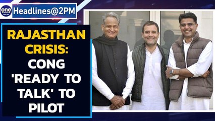 Rajasthan political crisis: Congress ready to talk to Sachin Pilot| Oneindia News