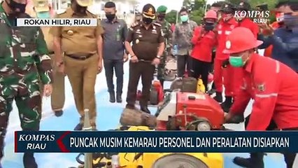 Puncak Musim Kemarau Personel dan Peralatan Disiapkan