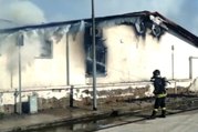 Melito di Napoli - Incendio danneggia chiesa  Santa Maria Madre del Risorto (13.07.20)