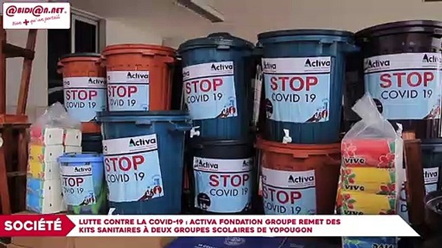 Lutte contre la Covid-19 : Activa Fondation Groupe remet des kits sanitaires à deux groupes scolaires de Yopougon
