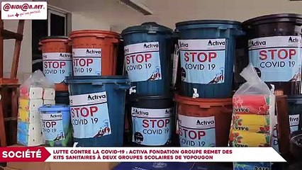 Lutte contre la Covid-19 : Activa Fondation Groupe remet des kits sanitaires à deux groupes scolaires de Yopougon