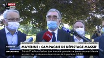 Campagne de dépistage massif en Mayenne : « C’est un bel exemple de ce que l’on peut faire en matière de lutte contre le virus », déclare Jean-Francis Treffel, préfet de la Mayenne