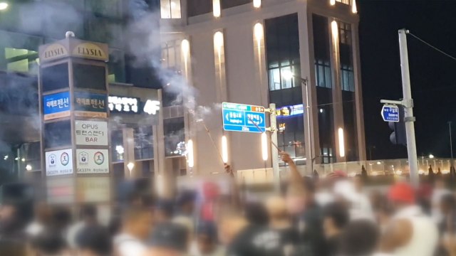 경찰, 'YTN 제보 영상'으로 해운대 폭죽 난동 수사 확대 / YTN