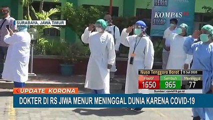 Penghormatan Untuk Dokter di RS Jiwa Menur Meninggal Dunia Karena Covid-19