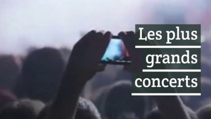 Les plus grands concerts de tous les temps
