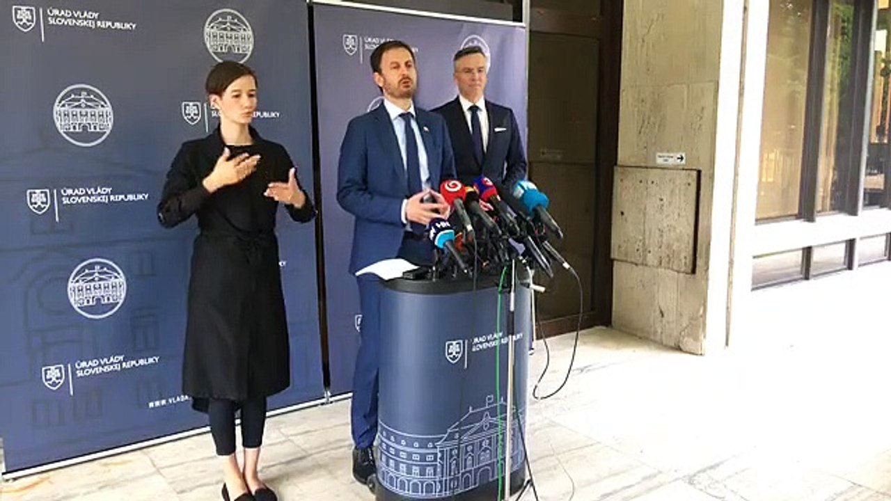 ZÁZNAM: Brífing ministra financií Eduarda Hegera