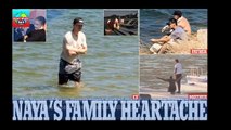 Naya Rivera's distraught father and brother swim in the lake she is presumed to have drowned in