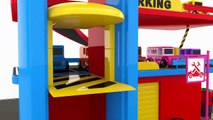 Colors for Children to Learn with Toy Cars Parking - Toy Cars