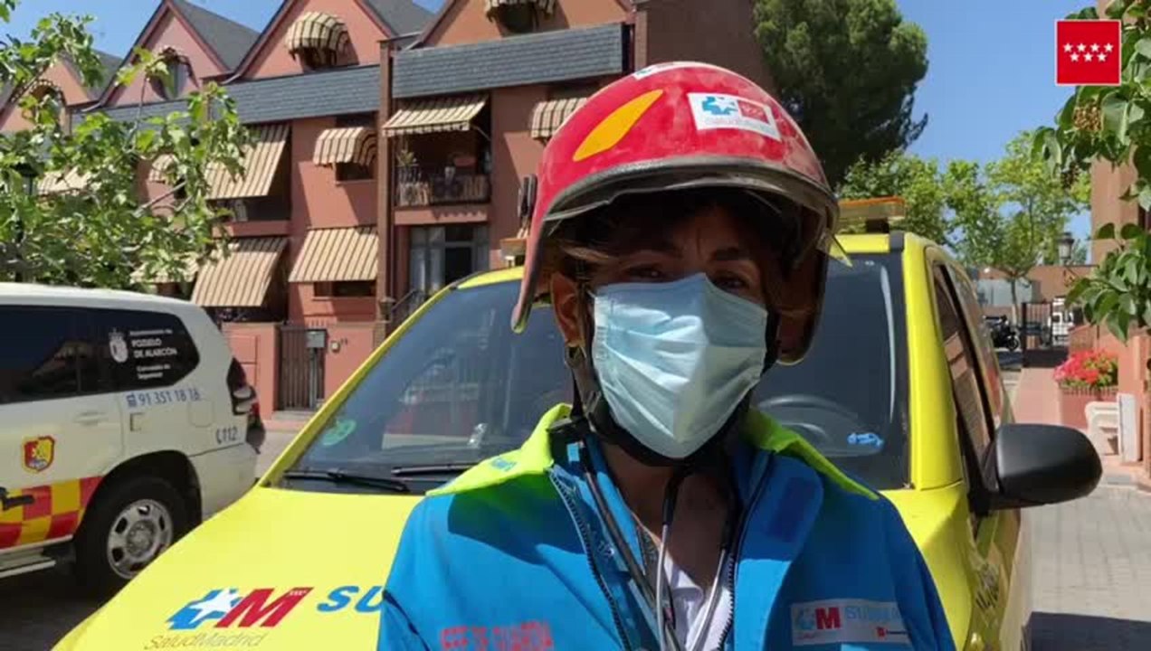 SUMMA 112 explica el accidente laboral de Pozuelo de Alarcón