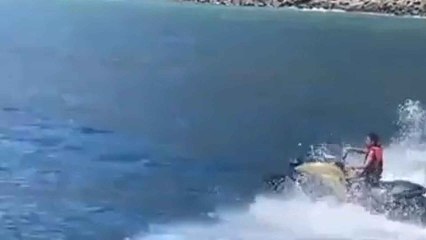 El hijo de Cristiano Ronaldo con una moto acuática con 10 años: la Policía podría multarle con 2.500 euros