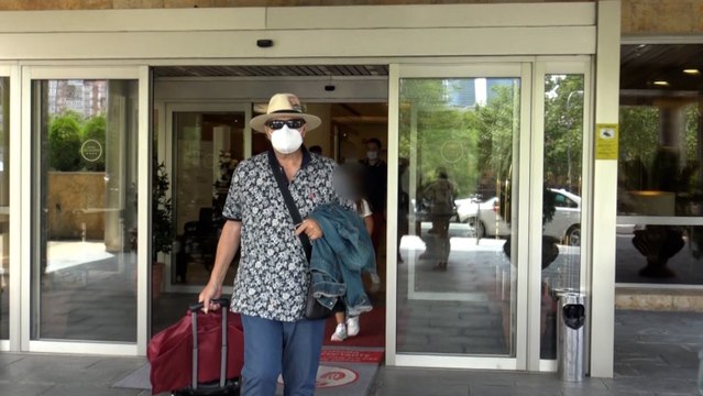 Amador Mohedano, emotivo reencuentro con sus hijos y sus nietos