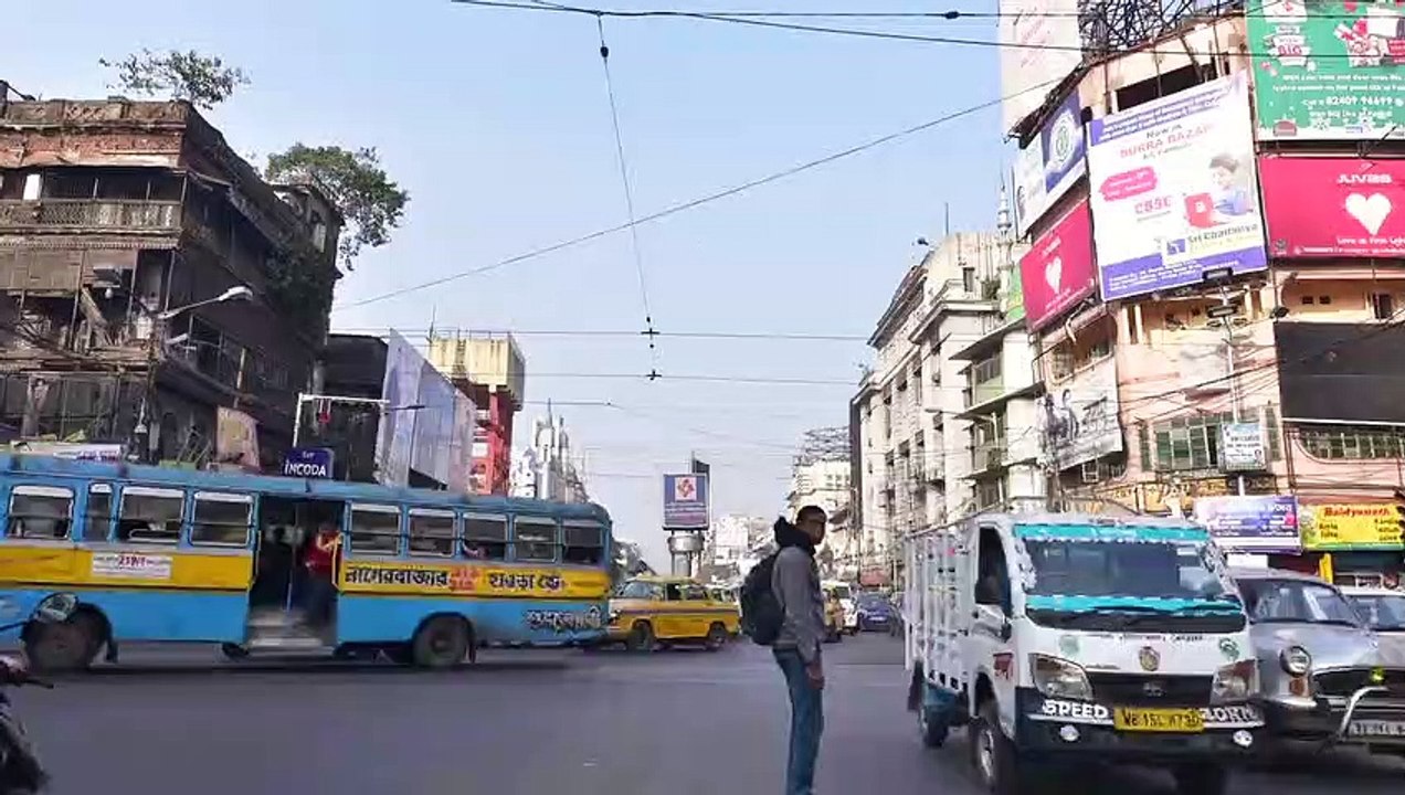 Busy Traffic Of Kolkata,India || Time Lapse Traffic || Kolkata || Calcutta || Kolkata, The City Of Joy ||