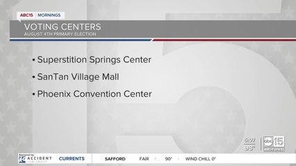 Early voting underway in Maricopa County