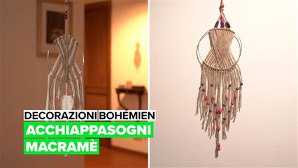 Decorazioni bohémien: Acchiappasogni Macramè