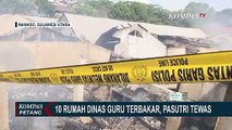 Kebakaran Hebat Hanguskan 10 Rumah Dinas Guru, Sepasang Suami Istri Tewas