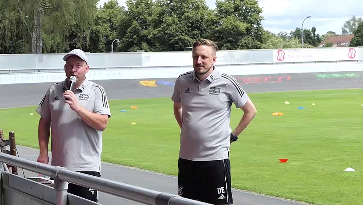 Interview mit Dennis Erkner (SVG-Trainer) bei der Teamvorstellung