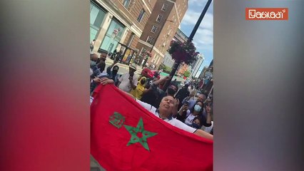 عالقون مغاربة يحتجون أمام القنصلية العامة للمملكة بالمملكة المتحدة