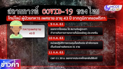 ข่าวค่ำ (ในประเทศ) ช่วงที่ 3 วันจันทร์ที่ 13 กรกฎาคม 2563