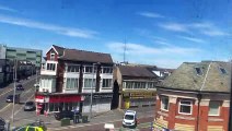 Rooftop stand-off in Blackpool